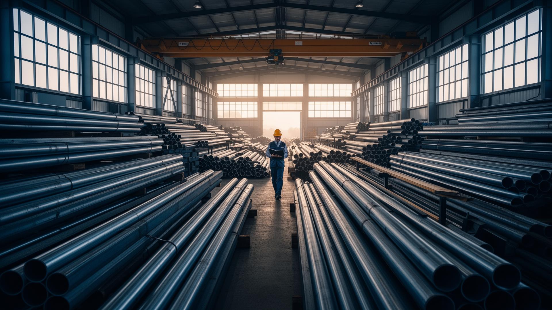 Industrial steel and manufacturing facility